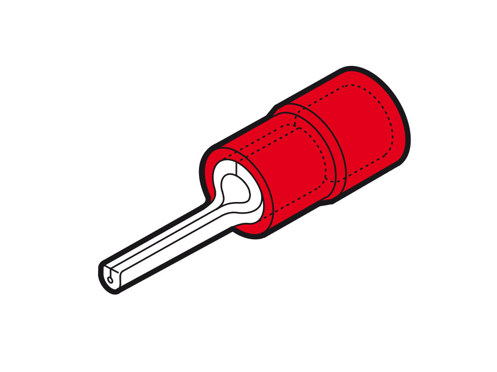 Toon details voor pinkabelschoen geisoleerd 0.25-1.5mm2 rood L12mm PVC VPE100 Afbeelding van pinkabelschoen geisoleerd 0.25-1.5mm2 rood L12mm PVC VPE100