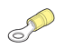 Toon details voor ringkabelschoen geisoleerd 4-6mm2 geel M8 PA6.6 VPE100 Afbeelding van ringkabelschoen geisoleerd 4-6mm2 geel M8 PA6.6 VPE100