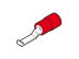 Show details for vlakstiftkabelschoen+LIP geisoleerd 0.25-1.5mm2 rood 17.5x3mm PC-V0 Picture of vlakstiftkabelschoen+LIP geisoleerd 0.25-1.5mm2 rood 17.5x3mm PC-V0