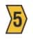 Toon details voor Helagrip merker 2-5mm 5 geel ROL1000 Afbeelding van Helagrip merker 2-5mm 5 geel ROL1000