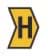 Toon details voor Helagrip merker 2-5mm H geel ROL1000 Afbeelding van Helagrip merker 2-5mm H geel ROL1000