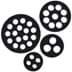 Toon details voor wartelinsert rubber M40 5x d=9mm Afbeelding van wartelinsert rubber M40 5x d=9mm