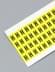Toon details voor Letterkaart -H- zwart op geel 6x9mm (144 per kaart) Afbeelding van Letterkaart -H- zwart op geel 6x9mm (144 per kaart)