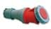 Toon details voor CEE koppeling 5p  63A 400V 6h rood IP67 PCE Afbeelding van CEE koppeling 5p  63A 400V 6h rood IP67 PCE