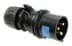 Toon details voor CEE steker 3p  16A 230V 6h zwart IP44 PCE Afbeelding van CEE steker 3p  16A 230V 6h zwart IP44 PCE