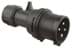 Toon details voor CEE steker 4p  16A 400V 6h zwart IP44 PCE Afbeelding van CEE steker 4p  16A 400V 6h zwart IP44 PCE