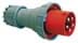 Toon details voor CEE steker 5p  63A 400V 6h rood IP67 PCE Afbeelding van CEE steker 5p  63A 400V 6h rood IP67 PCE