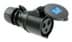 Toon details voor CEE koppeling 3p  16A 230V 6h zwart IP44 PCE TURBO Afbeelding van CEE koppeling 3p  16A 230V 6h zwart IP44 PCE TURBO