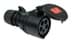 Toon details voor CEE koppeling 5p  16A 400V 6h zwart IP44 PCE Afbeelding van CEE koppeling 5p  16A 400V 6h zwart IP44 PCE