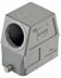 Toon details voor Han 10B-1LOCK kabelhuis hoog zij-invoer M32 grijs Afbeelding van Han 10B-1LOCK kabelhuis hoog zij-invoer M32 grijs