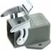 Toon details voor Han  3A-1LOCK aanbouw haaks metaal grijs Afbeelding van Han  3A-1LOCK aanbouw haaks metaal grijs