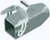 Toon details voor Han  3A-1LOCK koppelhuis top-invoer M20 metaal grijs Afbeelding van Han  3A-1LOCK koppelhuis top-invoer M20 metaal grijs