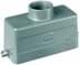 Toon details voor Han 10B-1LOCK kabelhuis laag top-invoer PG16 grijs Afbeelding van Han 10B-1LOCK kabelhuis laag top-invoer PG16 grijs
