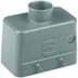 Toon details voor Han 10B-2LOCK kabelhuis laag top-invoer M20 grijs Afbeelding van Han 10B-2LOCK kabelhuis laag top-invoer M20 grijs