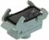 Show details for Han 10B-2LOCK koppelhuis laag top-invoer M20 grijs Picture of Han 10B-2LOCK koppelhuis laag top-invoer M20 grijs