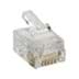 Show details for RJ12 connector 6/6 stranded flat-cable Picture of RJ12 connector 6/6 stranded flat-cable