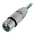 Toon details voor adapter XLR-3p-female <> Jackplug 6,3mm mono Afbeelding van adapter XLR-3p-female <> Jackplug 6,3mm mono
