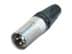 Toon details voor XLR kabeldeel 3 pin pen nikkel behuizing Ag contact d8-10mm BULK Afbeelding van XLR kabeldeel 3 pin pen nikkel behuizing Ag contact d8-10mm BULK