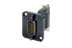 Show details for adapter D-sub 15p male <> female in D-housing black Picture of adapter D-sub 15p male <> female in D-housing black