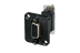 Show details for adapter D-sub 15p female <> female in D-housing black Picture of adapter D-sub 15p female <> female in D-housing black