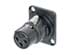 Toon details voor MODULE XLR-3p-female-cable on D-housing zwart Afbeelding van MODULE XLR-3p-female-cable on D-housing zwart