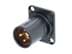 Toon details voor MODULE XLR-3p-male-cable on D-housing zwart Afbeelding van MODULE XLR-3p-male-cable on D-housing zwart