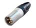 Toon details voor XLR kabeldeel 3 pin pen EMC nikkel behuizing Afbeelding van XLR kabeldeel 3 pin pen EMC nikkel behuizing