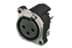 Show details for XLR chassis B 3p female PCB-V grounded Picture of XLR chassis B 3p female PCB-V grounded