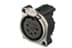 Show details for XLR chassis B 5p female PCB-H Picture of XLR chassis B 5p female PCB-H