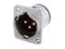 Zeige Details für XLR chassis D 3p male PCB-V M3 Bild von XLR chassis D 3p male PCB-V M3
