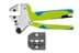 Toon details voor krimptang PEW12 kabelverbinders rood/blauw/geel ISO verchroomd Afbeelding van krimptang PEW12 kabelverbinders rood/blauw/geel ISO verchroomd