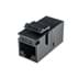 Toon details voor keystone RJ45/RJ45 CAT5E UTP zwart SCP Afbeelding van keystone RJ45/RJ45 CAT5E UTP zwart SCP