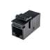 Toon details voor keystone RJ45/RJ45 CAT6A UTP zwart SCP Afbeelding van keystone RJ45/RJ45 CAT6A UTP zwart SCP