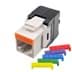 Toon details voor keystone RJ45/110-Toolless CAT6 UTP wit 180gr SCP Afbeelding van keystone RJ45/110-Toolless CAT6 UTP wit 180gr SCP