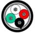 Toon details voor DMX kabel 2x2x0,34mm2 Foil+Braid 120 OHM PVC zwart Draka HA100 Afbeelding van DMX kabel 2x2x0,34mm2 Foil+Braid 120 OHM PVC zwart Draka HA100