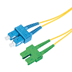 Toon details voor patchcord SingleMode Duplex SC-SCA  1.0m G652D Yellow d3mm Enhanced Afbeelding van patchcord SingleMode Duplex SC-SCA  1.0m G652D Yellow d3mm Enhanced