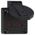 Toon details voor inbouwcontactdoos UK1363 IP54 50x64mm schroef-zij +klep zwart PCE Afbeelding van inbouwcontactdoos UK1363 IP54 50x64mm schroef-zij +klep zwart PCE