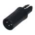 Show details for XLR kabeldeel 3 pin pen zwarte behuizing zilvercontacten XX geen tule Picture of XLR kabeldeel 3 pin pen zwarte behuizing zilvercontacten XX geen tule