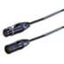 Toon details voor DMX kabel PUR Draka Quad XLR 5p M>F zwart  1,0m Neutrik Afbeelding van DMX kabel PUR Draka Quad XLR 5p M>F zwart  1,0m Neutrik