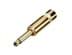 Toon details voor jack 6,3mm steker 2-polig verguld goud NYS Afbeelding van jack 6,3mm steker 2-polig verguld goud NYS