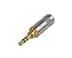 Zeige Details für jack 3,5mm steker 3-polig nikkel goud Bild von jack 3,5mm steker 3-polig nikkel goud