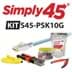 Toon details voor Starter KIT ProSeries PassThrough 10G STP Simply45 Afbeelding van Starter KIT ProSeries PassThrough 10G STP Simply45