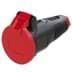 Toon details voor koppeling randaarde volrubberTPE klapdeksel zwart/rood IP54 Taurus2PCE Afbeelding van koppeling randaarde volrubberTPE klapdeksel zwart/rood IP54 Taurus2PCE