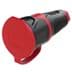 Toon details voor koppeling randaarde rubber-TPE afdekkap zwart/rood IP54 Taurus2 PCE Afbeelding van koppeling randaarde rubber-TPE afdekkap zwart/rood IP54 Taurus2 PCE