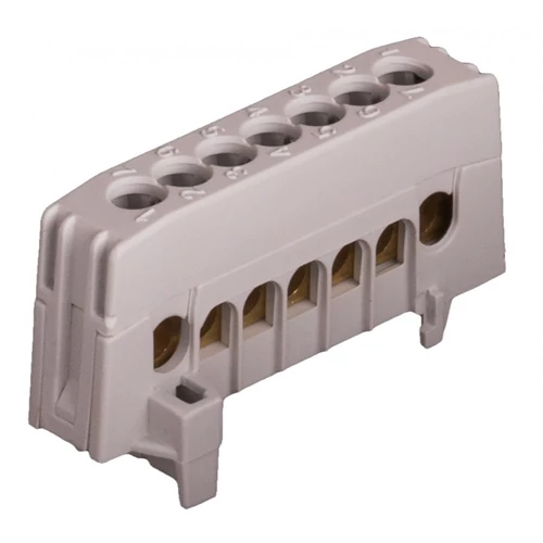 Toon details voor Verdeelklem 1F 7x10mm2 grijs/grijs Afbeelding van Verdeelklem 1F 7x10mm2 grijs/grijs