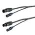 Toon details voor combi Power+DMX 1,5mm2 powerCON TRUE1 + XLR3 zwart  1,5m d10mm Afbeelding van combi Power+DMX 1,5mm2 powerCON TRUE1 + XLR3 zwart  1,5m d10mm