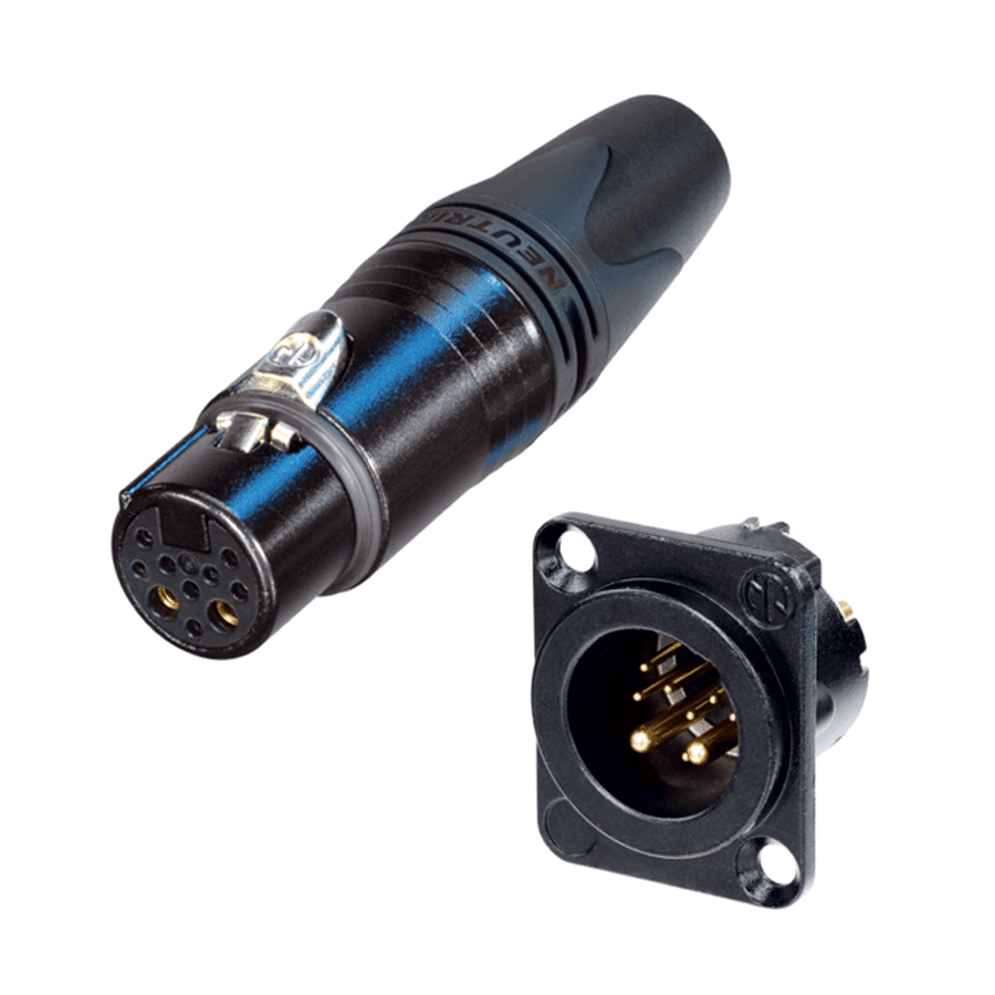 Afbeelding voor categorie XLR DATA + POWER 10pin 8+2