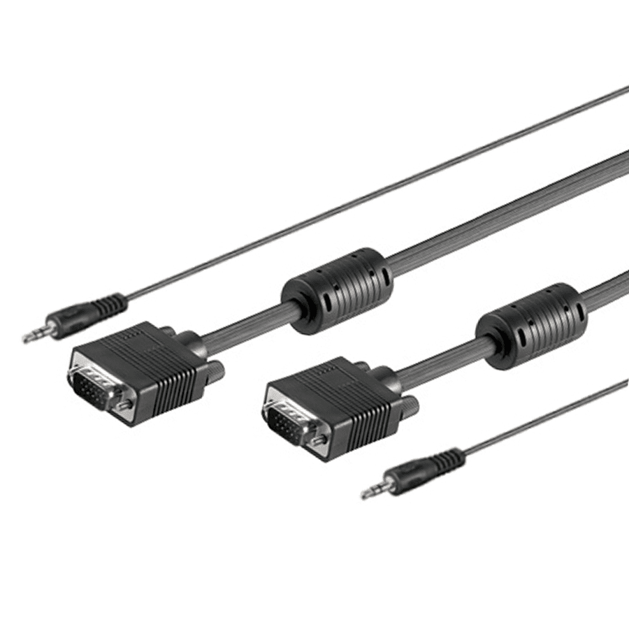 Afbeelding voor categorie VGA + audio kabel