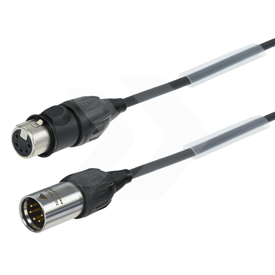 Afbeelding voor categorie DMX-kabel PUR met Neutrik XLR 5p TOP