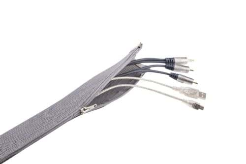 Afbeelding van Cable Socks with zip 30mm Grey  1 meter